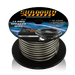 12 Gauge Silver/Black 100' Tinned OFC Oxygen Free Copper Speaker Wire - Sundown Audio