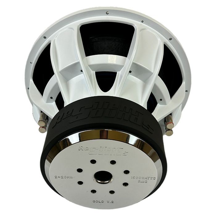 RESILIENT SOUNDS GOLD V2 15" DUAL 2 OHM (D2) SUBWOOFER