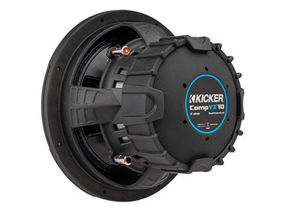 Kicker 50CVX104 1200W 10" 4-Ohm CompVX CVX Car Audio Subwoofer CVX10