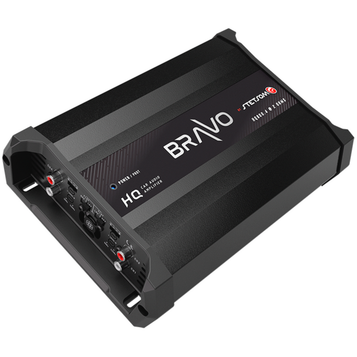 STETSOM BRAVO HQ 800.4 MULTICHANNEL CAR AUDIO DIGITAL AMPLIFIER (2 OHMS STABLE - 800 WATTS RMS)