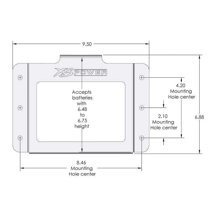 XS Power 511 - 680 Side Mount