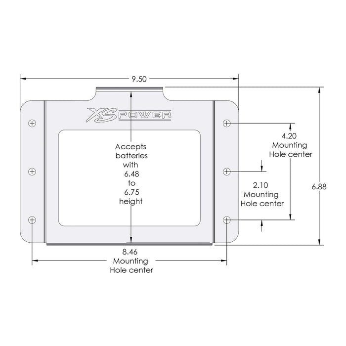 XS Power 512 - 680 Side Mount