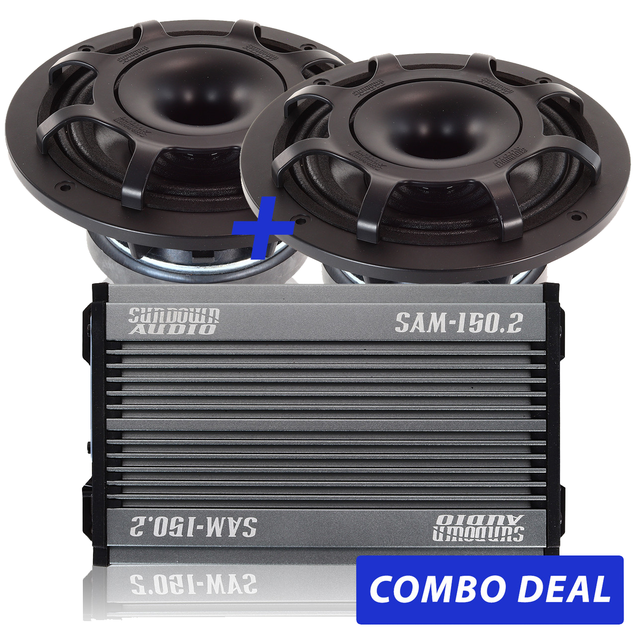 2 BPS-6.5" Powersports Speakers & 1 SAM-150.2 Combo Deal