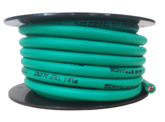 Full Tilt 1/0 SEAFOAM 25' Tinned OFC Oxygen Free Copper Power/Ground Cable/Wire