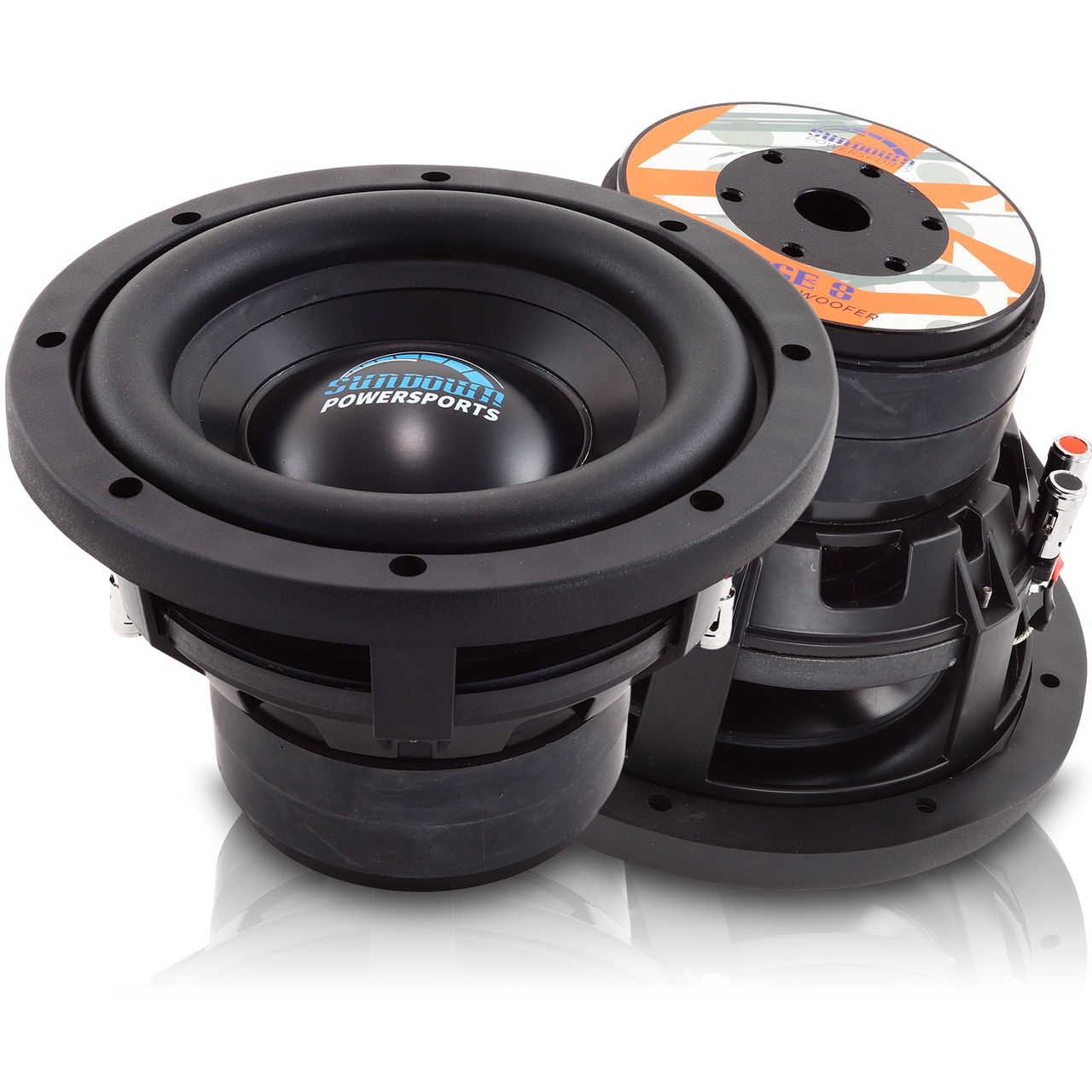 2 PSE-8 8" Powersports Subwoofers & 1 SAM-600.1 Combo Deal