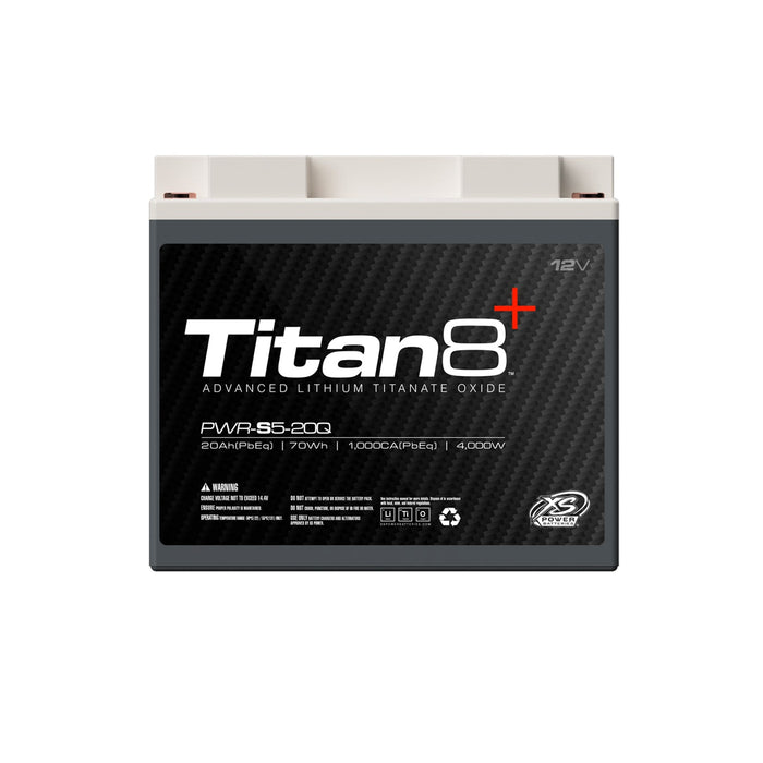 XS Power Titan8 PWR-S5-20Q 12V Lithium BCI Group 20/20L Battery
