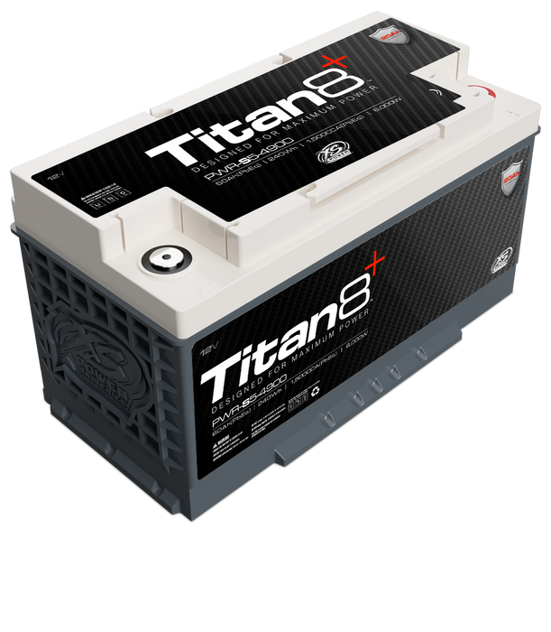 XS Power PWR-S5 Group 49 Titan8 12V Lithium 2000A 120 Energy Wh Battery for 5000 Watts
