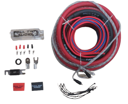 Full Tilt 1/0 Gauge Amplifier Wiring Kit - Multiple Colors