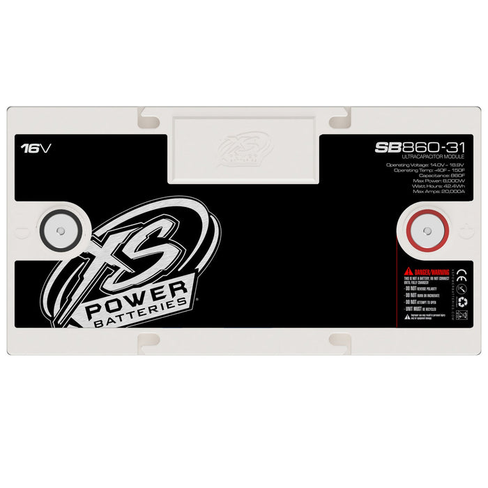 XS Power SB860-31 16V BCI Group 31, Super Capacitor Bank, Max Power 8,000W, 860 Farad