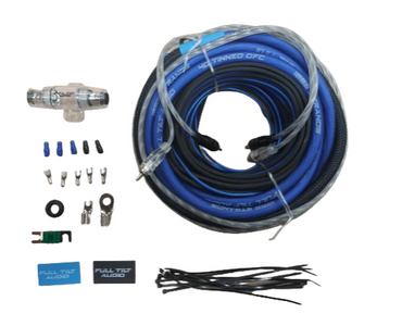 Full Tilt 4 Gauge Amplifier Wiring Kit - Multiple Colors