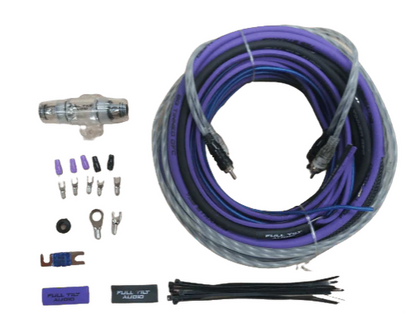 Full Tilt 8 Gauge Amplifier Wiring Kit - Multiple Colors