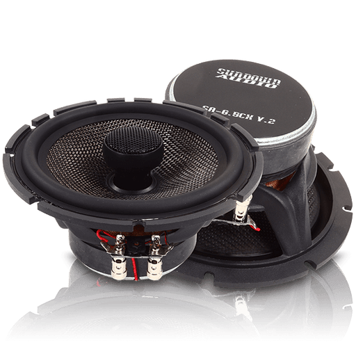 SA-6.5CX 6.5" 6-1/2 Coaxial Car Audio Speakers+Built-In Tweeters - Sundown Audio