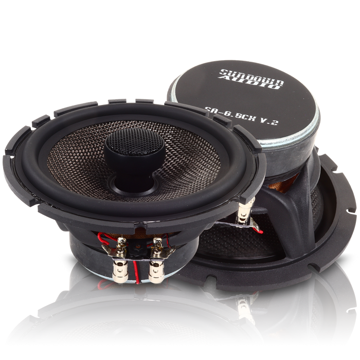 Sundown Audio SA-6.5CX 6.5" 6-1/2 Coaxial Car Audio Speakers+Built-In Tweeters