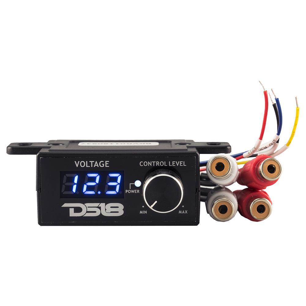 DS18 BKVR Remote Level Control With Voltmeter Display Mountable Bass Knob - Showtime Electronics