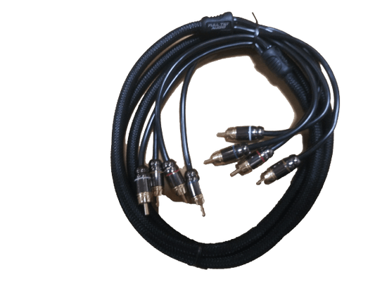 Full Tilt Audio HQ 6 Foot 4-Channel RCA Cable - Showtime Electronics