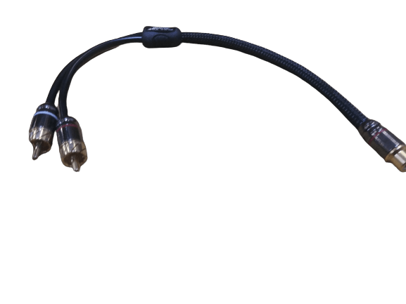 Full Tilt HQ Series 2 Female-to-1 Male Y-Splitter RCA Cable - Showtime Electronics