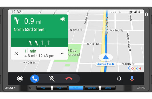 Jensen CAR710  7″ Multimedia Receiver w/ Apple CarPlay / Android Auto - Showtime Electronics