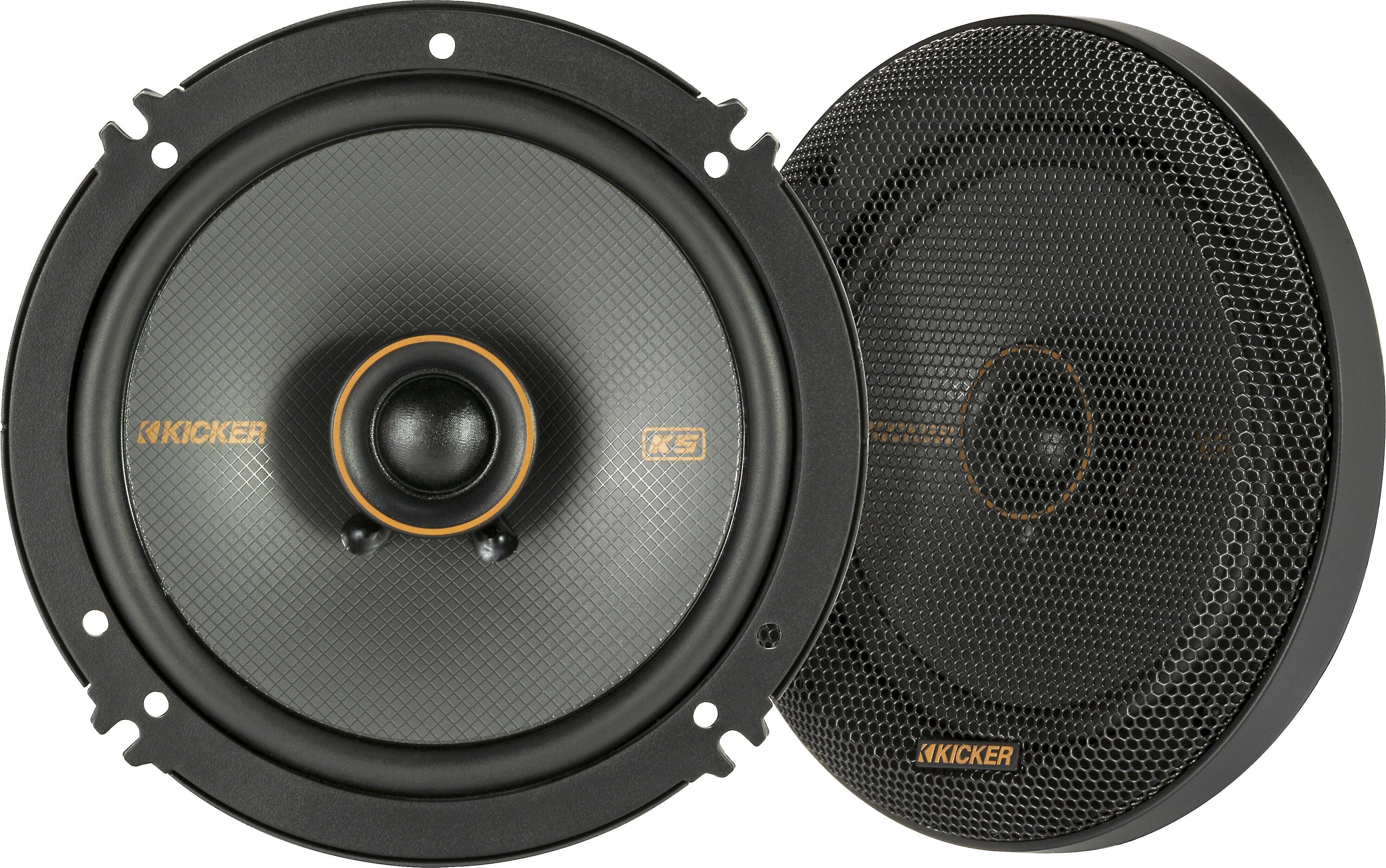 Kicker 47KSC6504 6.5" 6-1/2" 100W 2-Way Coaxial Car Audio Speakers KSC KS - Showtime Electronics