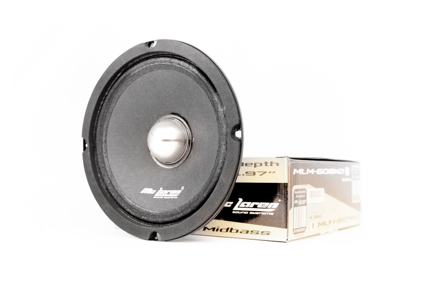 McLaren Audio MLM-604ND 6.5" 6-1/2" 300W 4-Ohm Car Audio Midrange NEO Speaker - Showtime Electronics