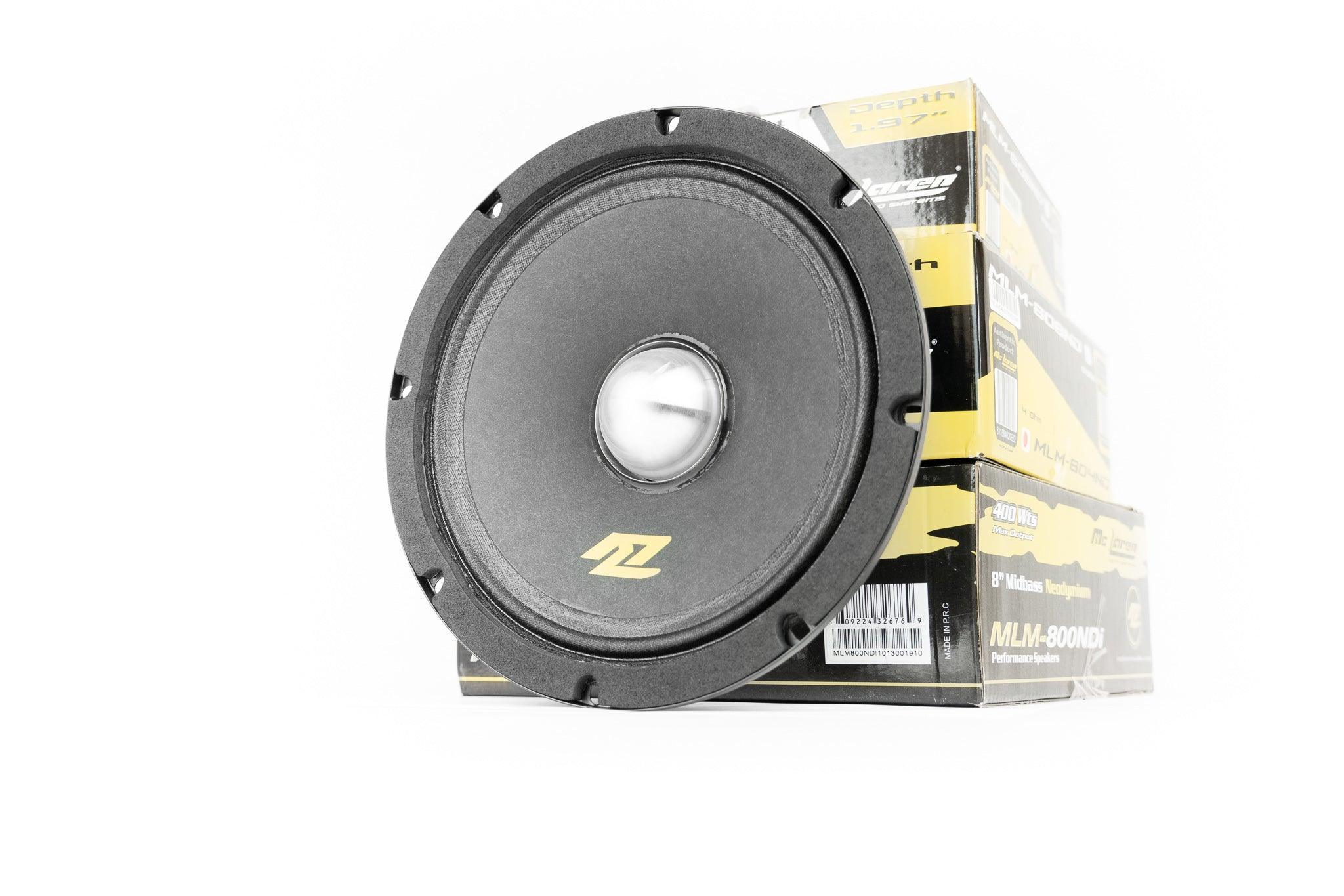 McLaren Audio MLM-800NDi 8-Inch Midbass Woofer Neo Woofer - Showtime Electronics