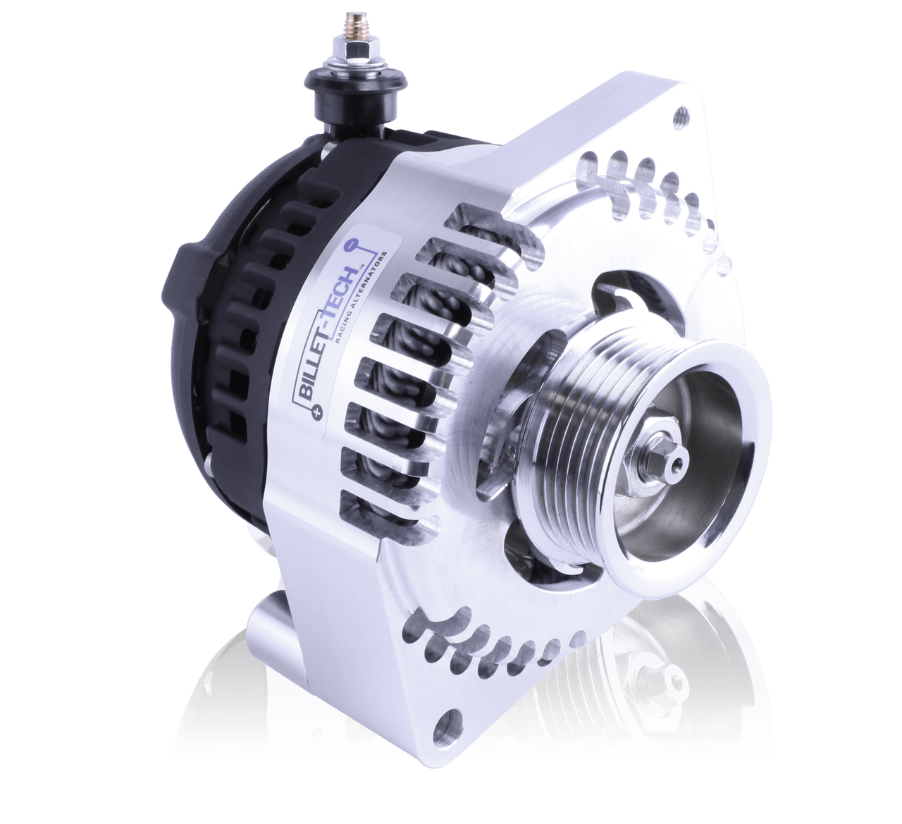 Mechman 170A Billet Alternator - 86-95 Ford Bronco/F-150/Mustang/Ranger - Showtime Electronics