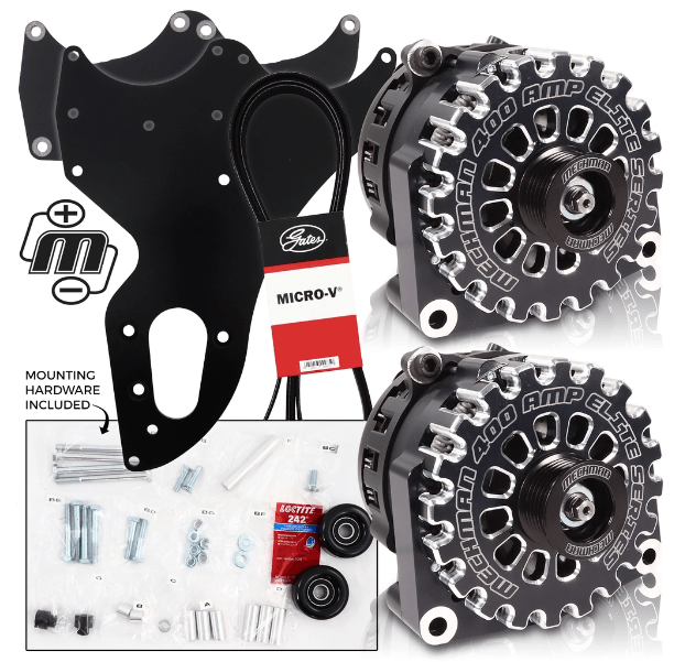 Mechman Dual Alternator Kit For 99-04 GM Trucks- 4.8L/5.3L/6.0L - Showtime Electronics