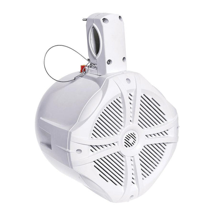 Power Acoustik PAIR of 8" White Waterproof 750W Marine Wake Tower Speakers - Showtime Electronics