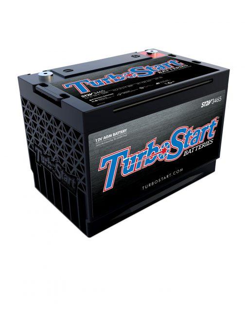 Turbostart S12V3465 12 Volt Race/Street/Off Road Battery 1000CA 850 CCA 135 RC - Showtime Electronics