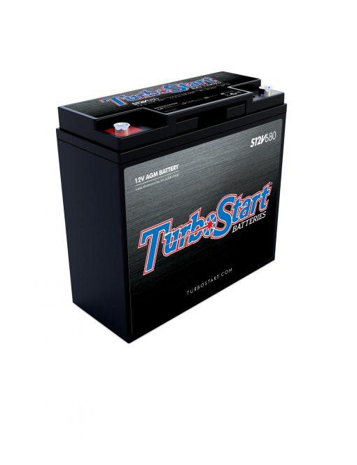 Turbostart S12V680 12 Volt Race Battery 320 CA 235 CCA 28 RC - Showtime Electronics