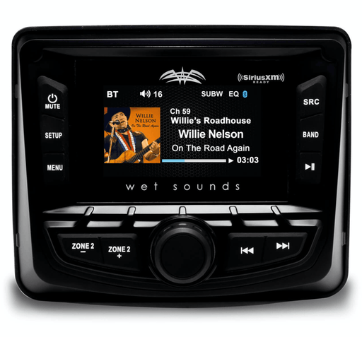 Wetsounds MC-2 2.7" AM/FM/Weather/SiriusXM/Bluetooth Radio/Source Unit - Showtime Electronics