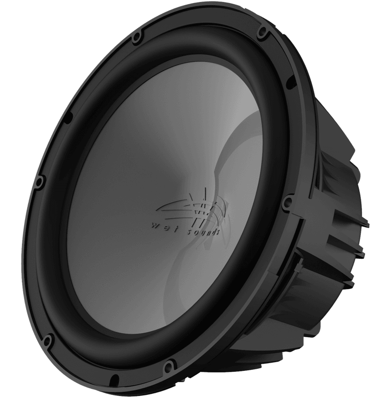 Wetsounds REVO 10 FA S4-B 600 Watt Black Free Air 4 Ohm Marine Subwoofer - Showtime Electronics