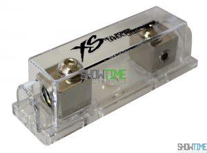 XS Power FH-ANLSS 1/0 AWG/4 AWG Gauge Silver ANL Power Wire/Cable Fuse Holder - Showtime Electronics