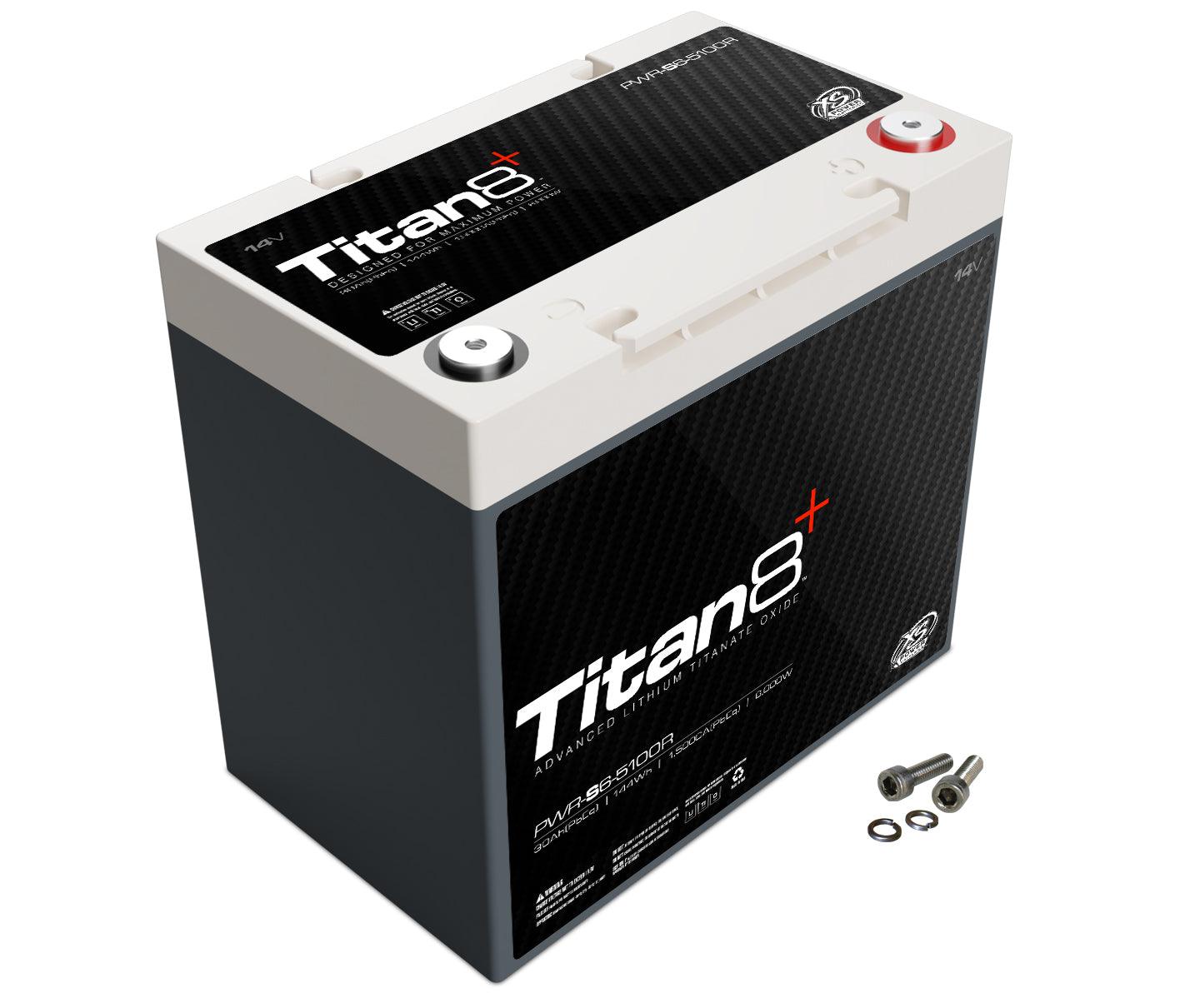 XS Power PWR-S6 Group 51R Titan8 14V Lithium 2000A 144 Energy Wh Battery for 6000 Watts - Showtime Electronics