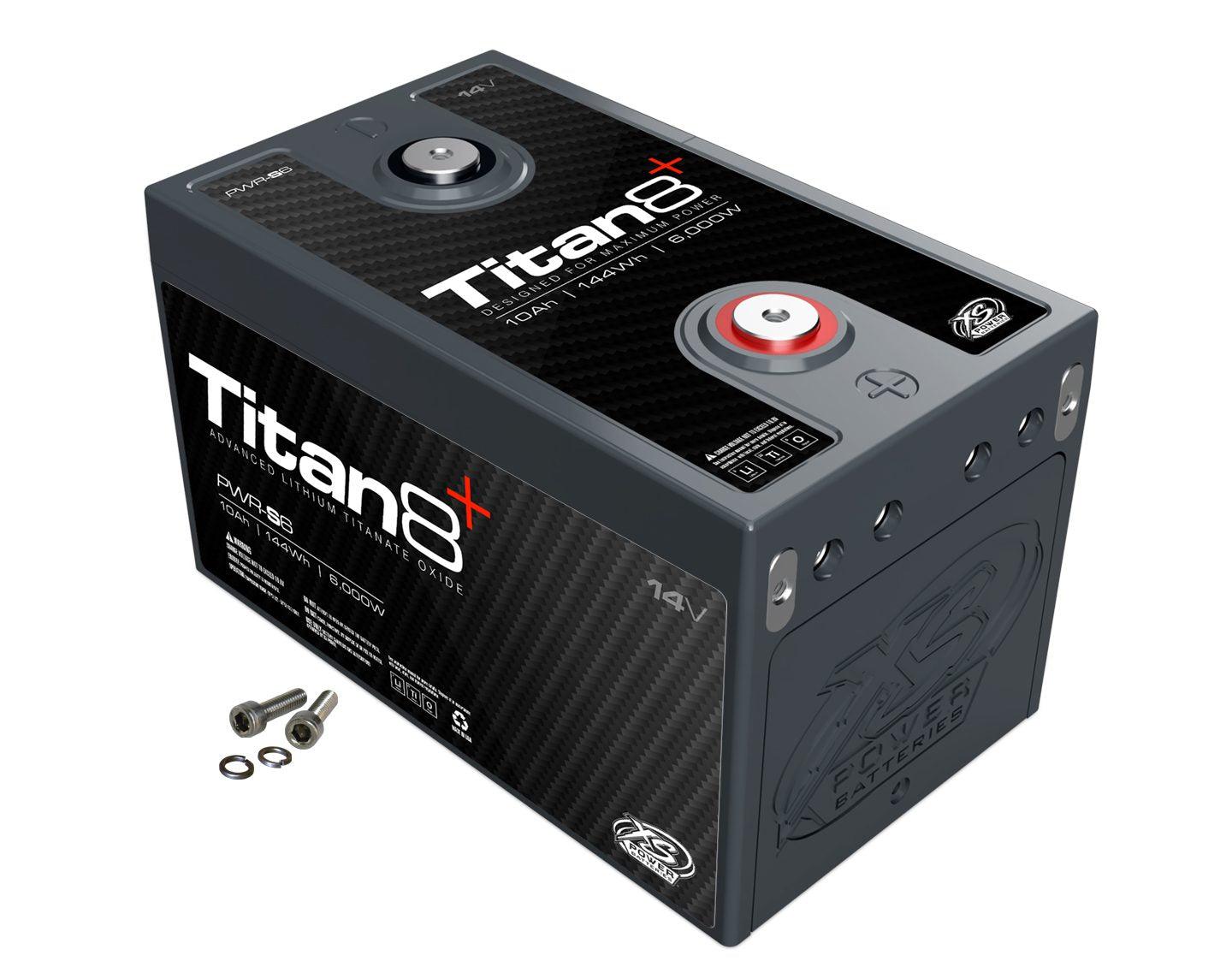 XS Power PWR-S6 Titan8 14V Lithium 2000A 144 Energy Wh Battery for 6000 Watts - Showtime Electronics