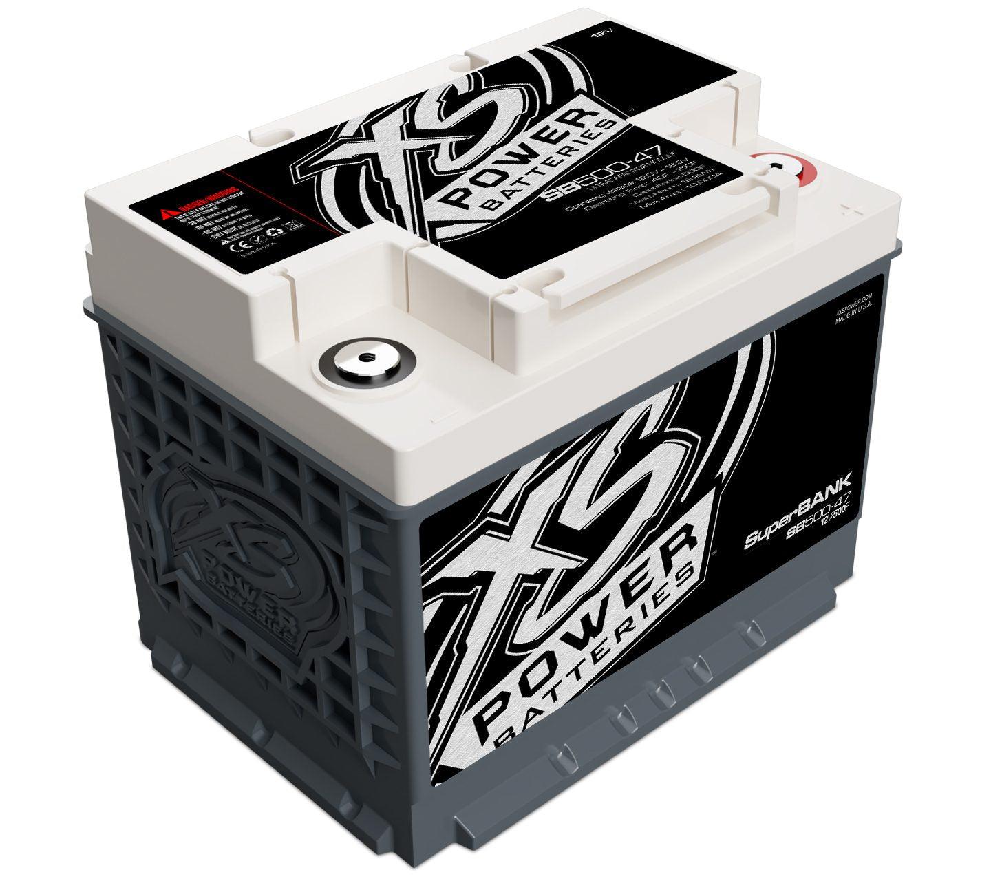 XS Power SB500-47 Group 47 12V Super Capacitor/Cap Superbank 4000W 500 Farad - Showtime Electronics