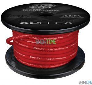 XS Power XPFLEX4RD-100 XP Flex 100‚Ä≤ Feet Red 4 AWG Gauge Car Audio Power Cable - Showtime Electronics